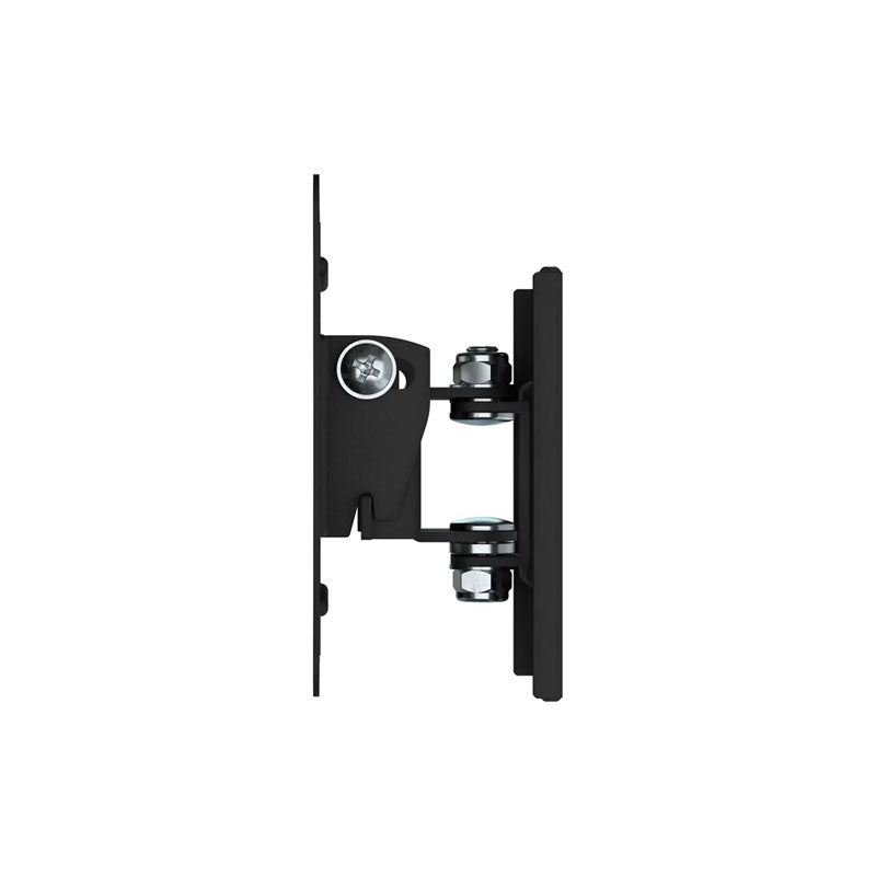 AVF Tilt and Turn Monitor Wall Mount MRL12-A, compact curved wall mount in a side view