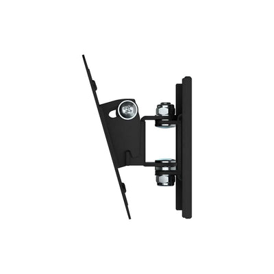 AVF Tilt and Turn Monitor Wall Mount MRL12-A, compact curved wall mount tilted in a side view