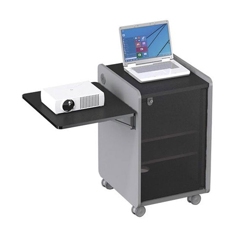 Audio Visual Furniture Mobile Multimedia Stand (Black) 103420