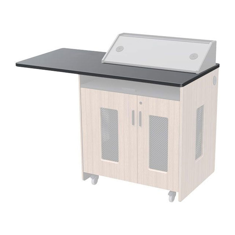 Audio Visual Furniture PD51 Overhang Worktop (Left) 5101TP-L