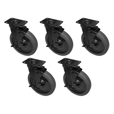 Audio Visual Furniture Six Inch Wheel (Set of 5) CASTERX5