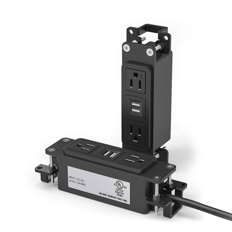 Audio Visual Furniture Flush Power Panel (2x AC Out, USB) CUB22