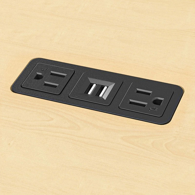 Audio Visual Furniture Flush Power Panel (2x AC Out, USB) CUB22