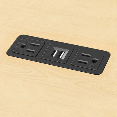 Audio Visual Furniture Flush Power Panel (2x AC Out, USB) CUB22