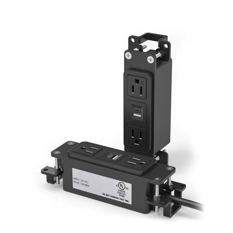 Audio Visual Furniture Flush Power Panel (2x AC Out, USB-A, USB-C) CUB22C