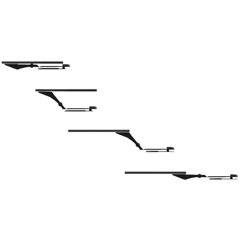 Audio Visual Furniture Height Adjustable Keyboard Tray (Black) KTADA-20