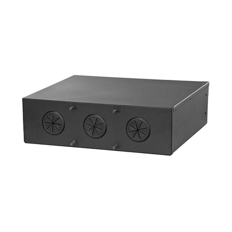 Audio Visual Furniture Rack Mount Electronics Lockbox (Black) LB3