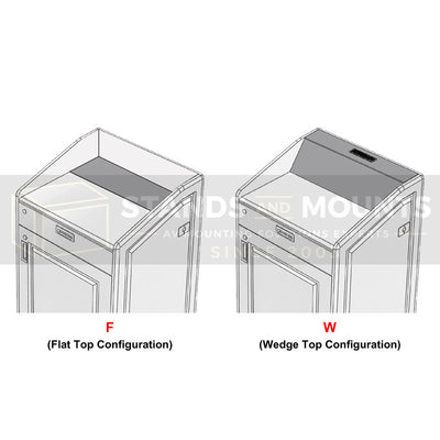 Audio Visual Furniture High Tech Multimedia Lectern (14RU) LEX30