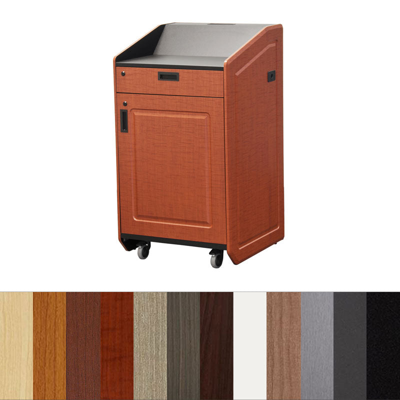 Audio Visual Furniture Multimedia Lectern (14RU) LEX31
