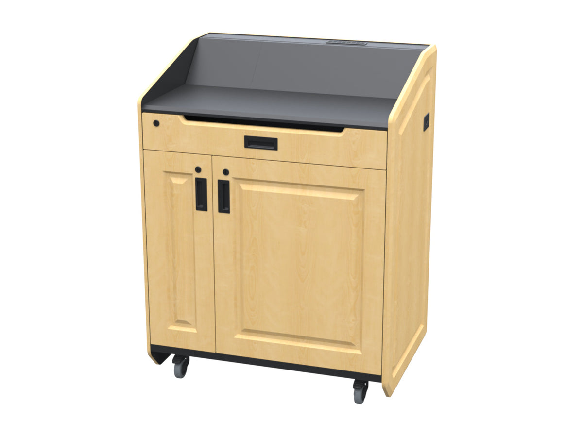 Audio Visual Furniture Executive Multimedia Lectern (14RU) LEX36