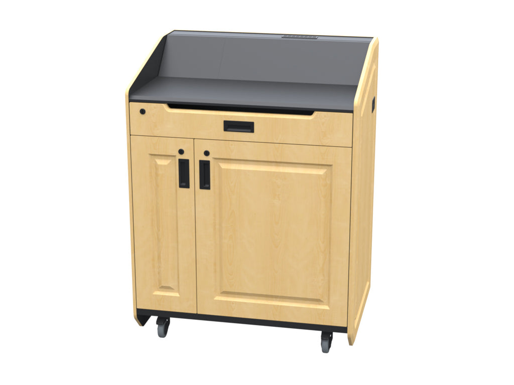 Audio Visual Furniture Executive Multimedia Lectern (14RU) LEX36