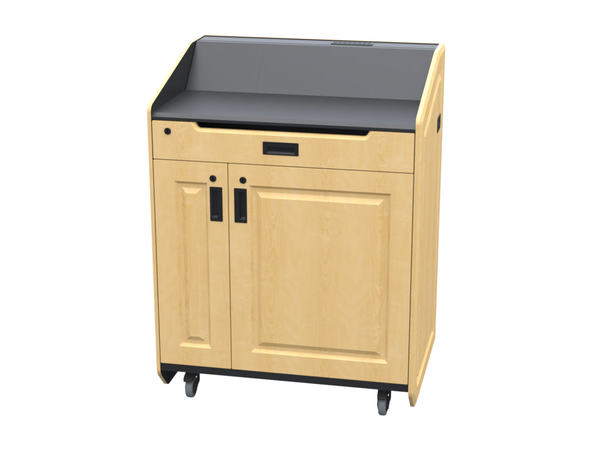 Audio Visual Furniture Executive Multimedia Lectern (14RU) LEX36