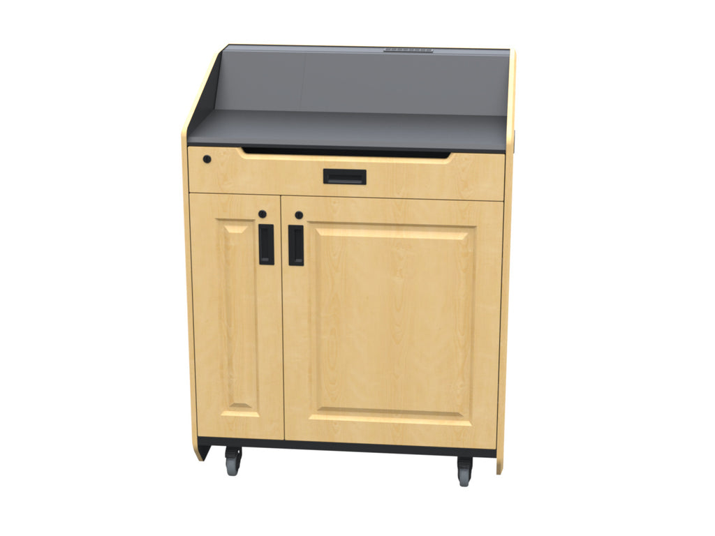 Audio Visual Furniture Executive Multimedia Lectern (14RU) LEX36