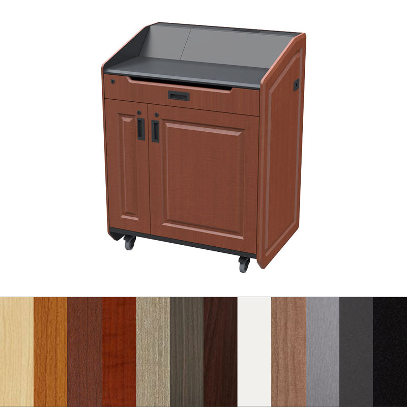 Audio Visual Furniture Executive Multimedia Lectern (14RU) LEX36