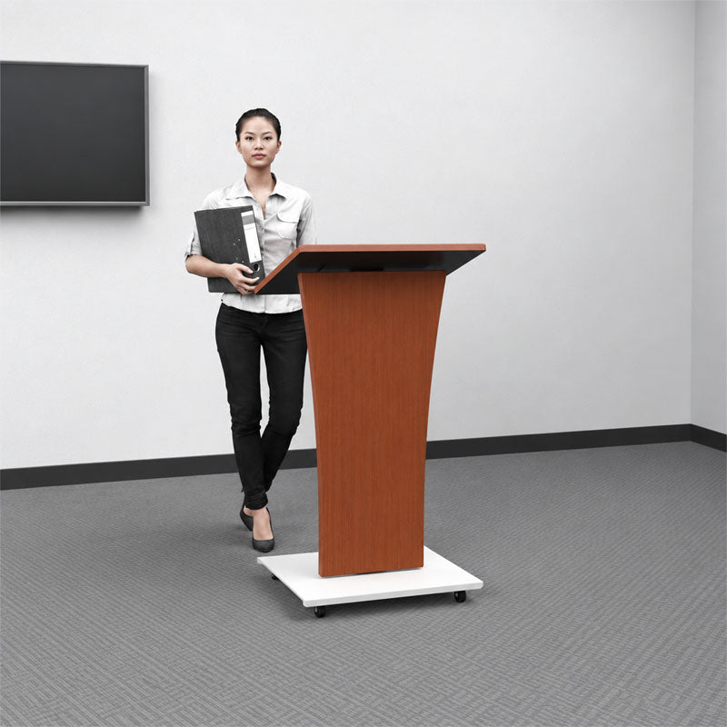 Audio Visual Furniture Curved Lectern (Various) LEXYZ20-C