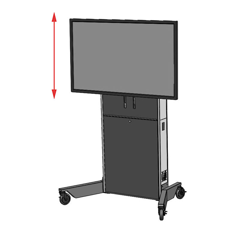 Audio Visual Furniture LFT7000-S Large Mobile Electric Lift Cart