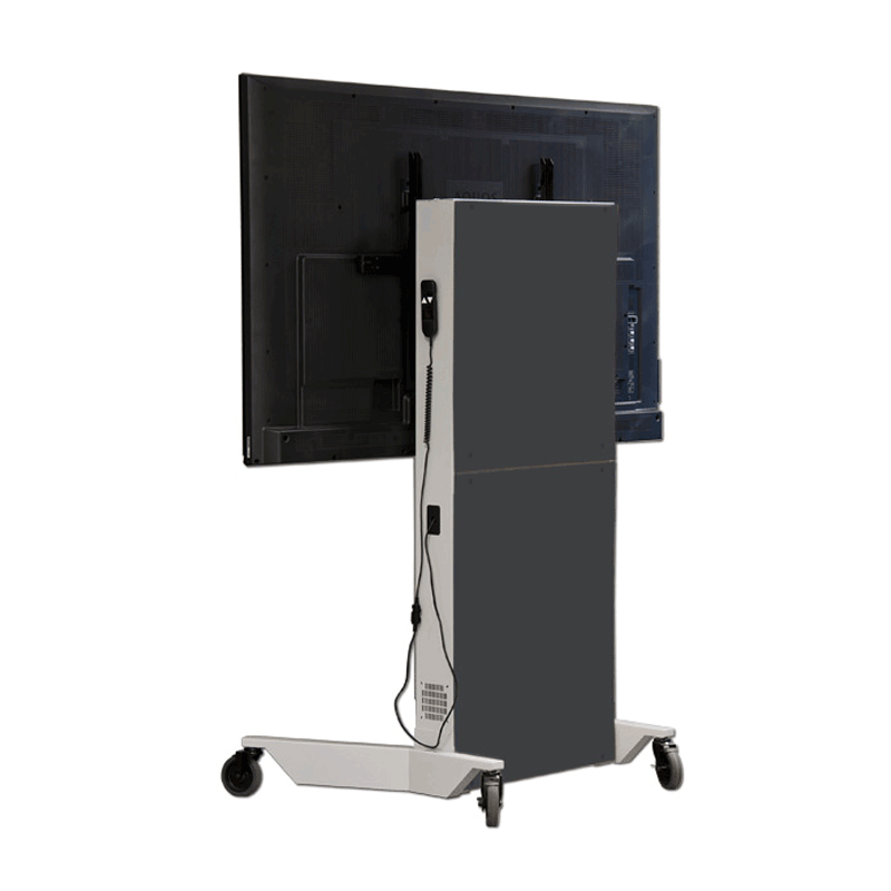Audio Visual Furniture Extra Large Mobile Electric Lift Cart, LFT7000-XL