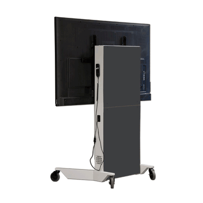 Audio Visual Furniture Extra Large Mobile Electric Lift Cart, LFT7000-XL
