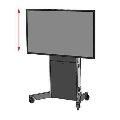 Audio Visual Furniture LFT7000-XL Extra Large Mobile Electric Lift Cart