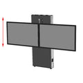 Audio Visual Furniture LFT7000WM-D Dual Display Wall Mounted Electric Lift Stand