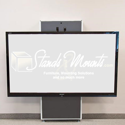 Audio Visual Furniture Large Wall Mounted Electric Lift Stand, LFT7000WM-S