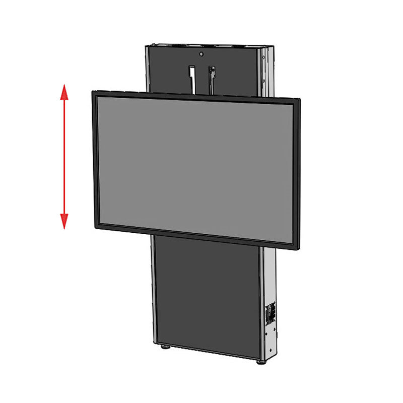 Audio Visual Furniture Large Wall Mounted Electric Lift Stand, LFT7000WM-S