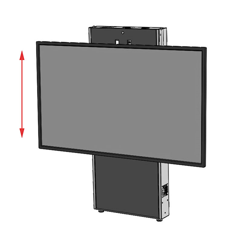 Audio Visual Furniture LFT7000WM-XL Extra Large Wall Mounted Electric Lift Stand