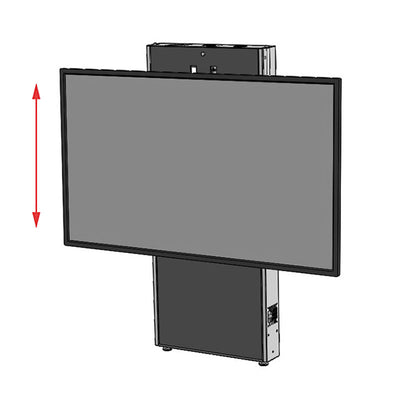 Audio Visual Furniture LFT7000WM-XL Extra Large Wall Mounted Electric Lift Stand