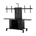 Audio Visual Furniture Large Dual Display Cart MC1000-D PACKAGE K