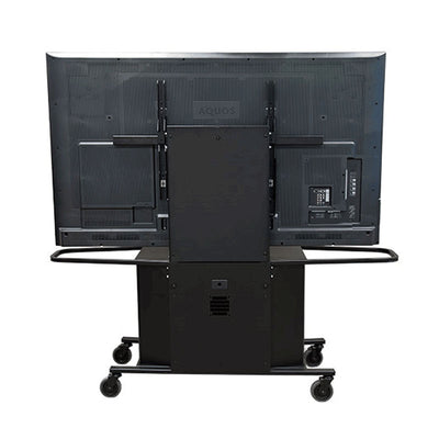 Audio Visual Furniture Extra Large Display Metal Cart (Black) MC1000-XL