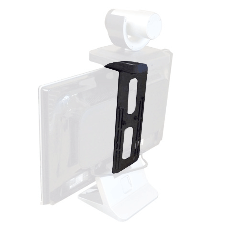 Audio Visual Furniture - VFI Monitor Camera Bracket for 19-25 inch Screens (Black) MCB1925