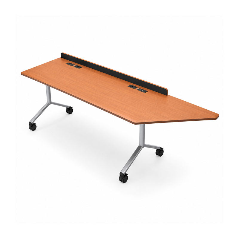 Audio Visual Furniture Modular Folding Table (2 Person, End Right) MFT6024-2PER