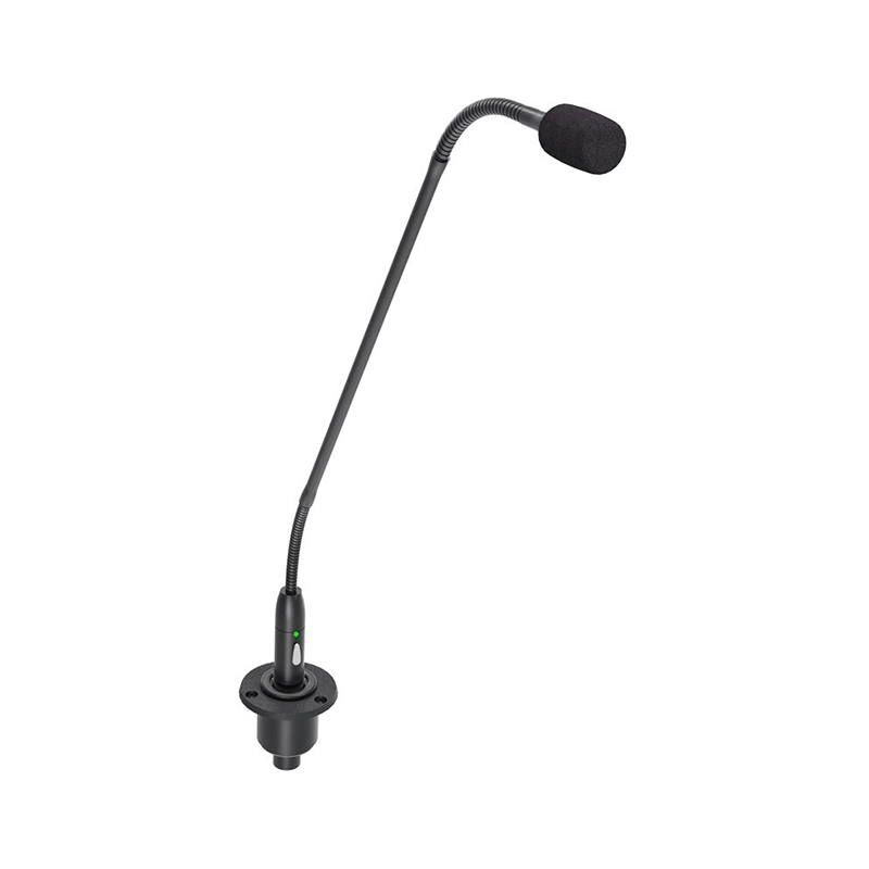 Audio Visual Furniture 18 Inch Gooseneck Microphone (Black) MIC-18