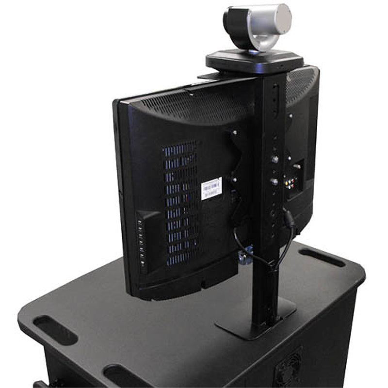 Audio Visual Furniture PM Series Single Display Bracket (Black) MM1232