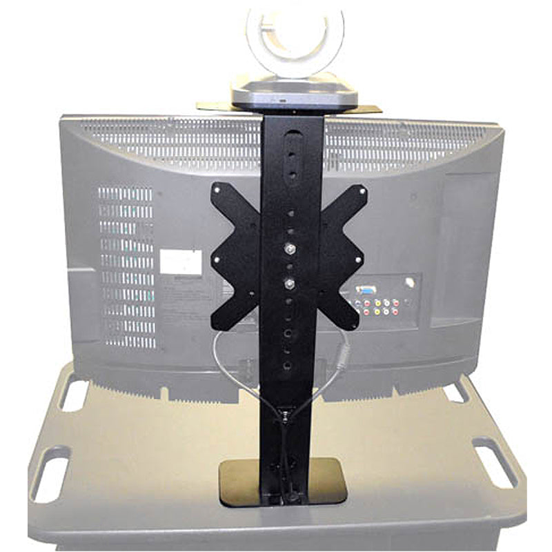 Audio Visual Furniture - VFI PM Series Single Display Bracket for 12 to 32 inch Flat Panels (Black) MM1232