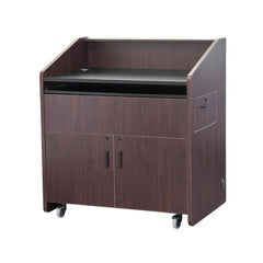 Audio Visual Furniture Single Rack Multimedia Podium (10RU) PD3002
