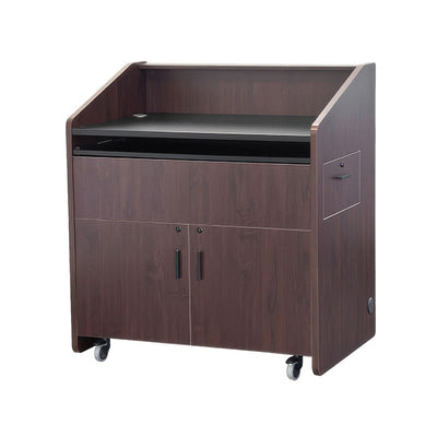 Audio Visual Furniture Single Rack Multimedia Podium (10RU) PD3002