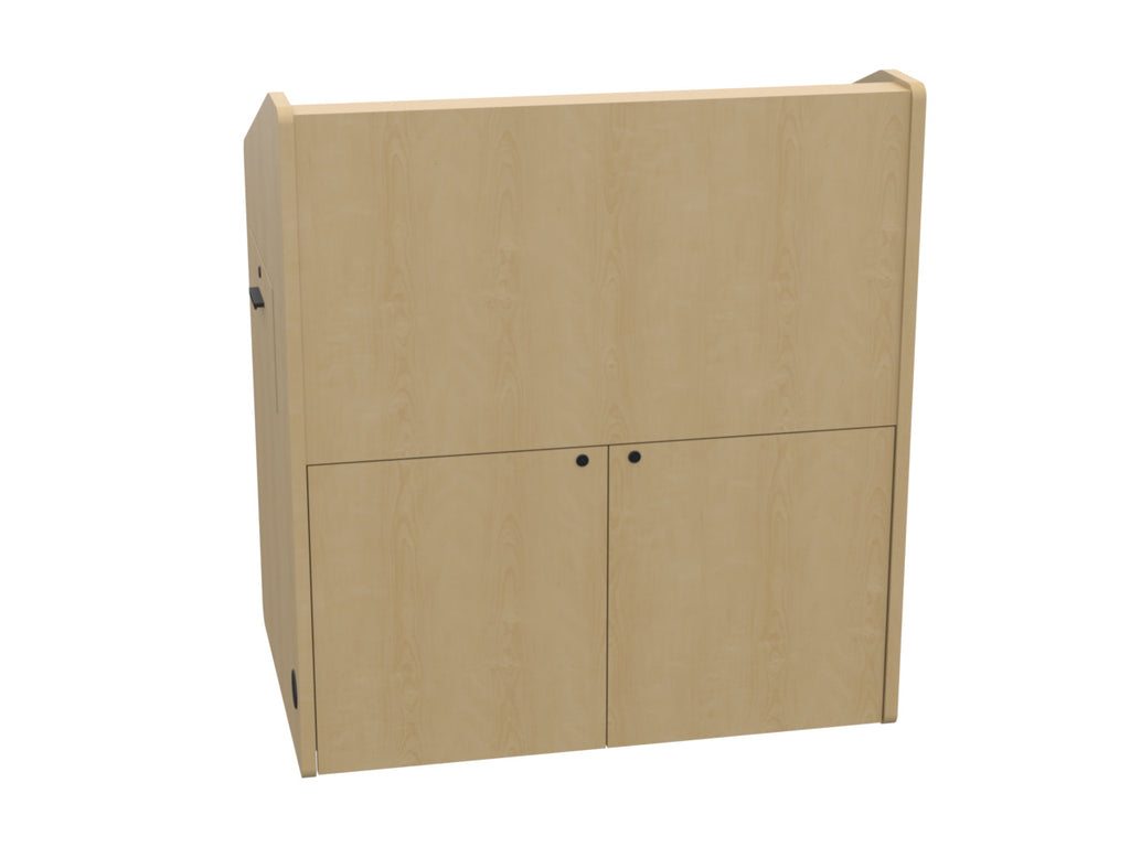Audio Visual Furniture Single Rack Multimedia Podium (10RU) PD3002