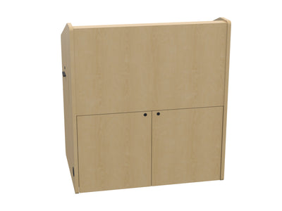 Audio Visual Furniture Single Rack Multimedia Podium (10RU) PD3002