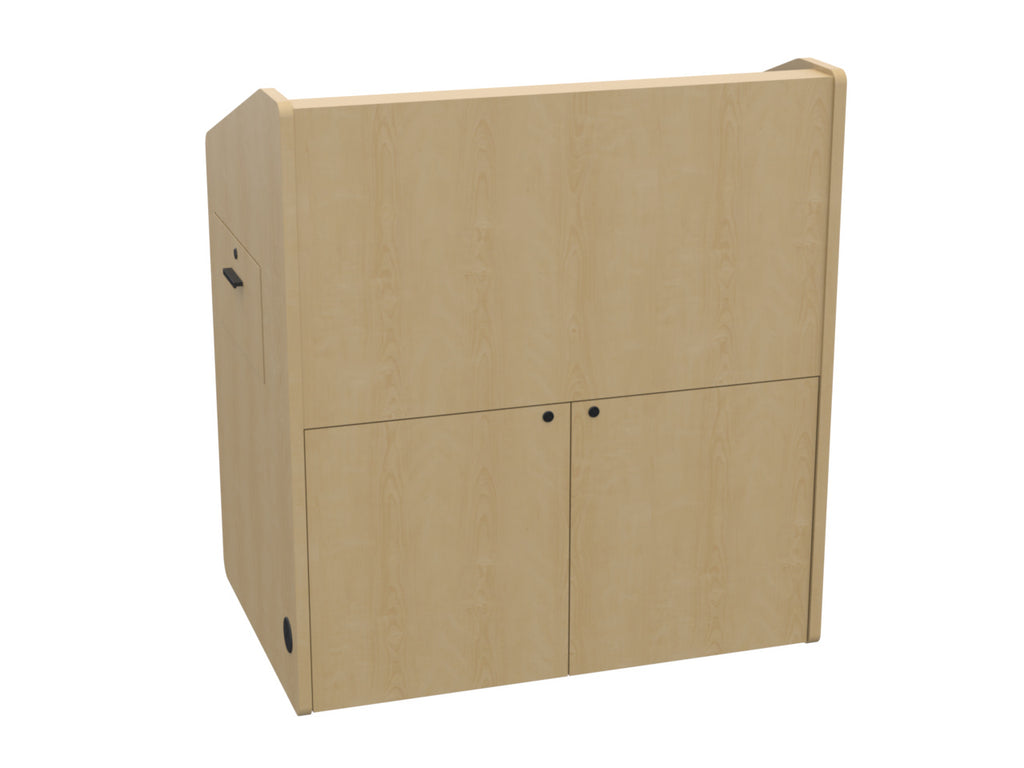 Audio Visual Furniture Single Rack Multimedia Podium (10RU) PD3002