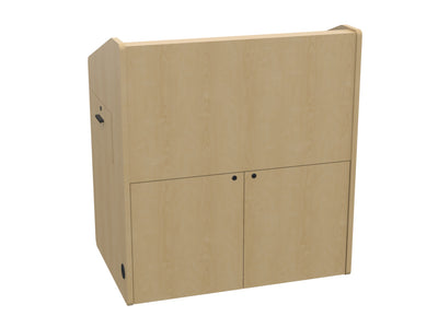 Audio Visual Furniture Single Rack Multimedia Podium (10RU) PD3002
