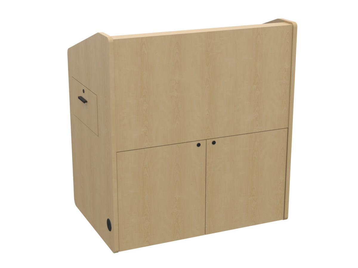 Audio Visual Furniture Single Rack Multimedia Podium (10RU) PD3002