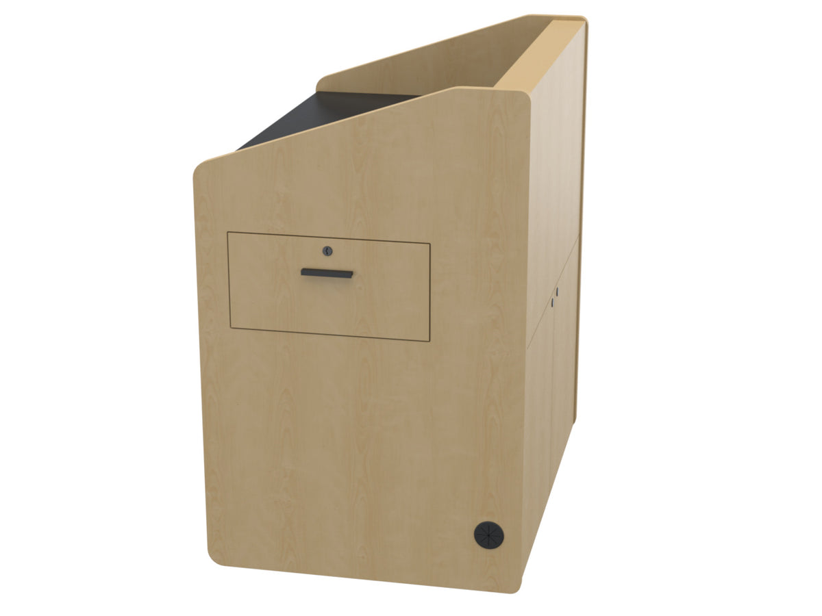Audio Visual Furniture Single Rack Multimedia Podium (10RU) PD3002