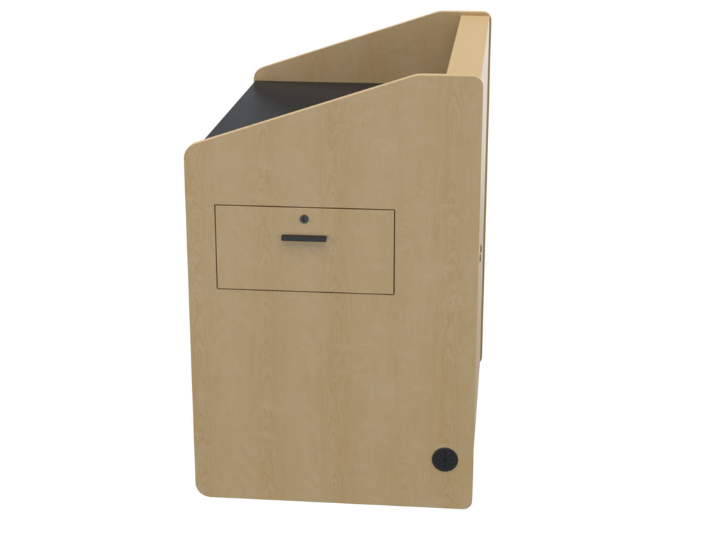 Audio Visual Furniture Single Rack Multimedia Podium (10RU) PD3002