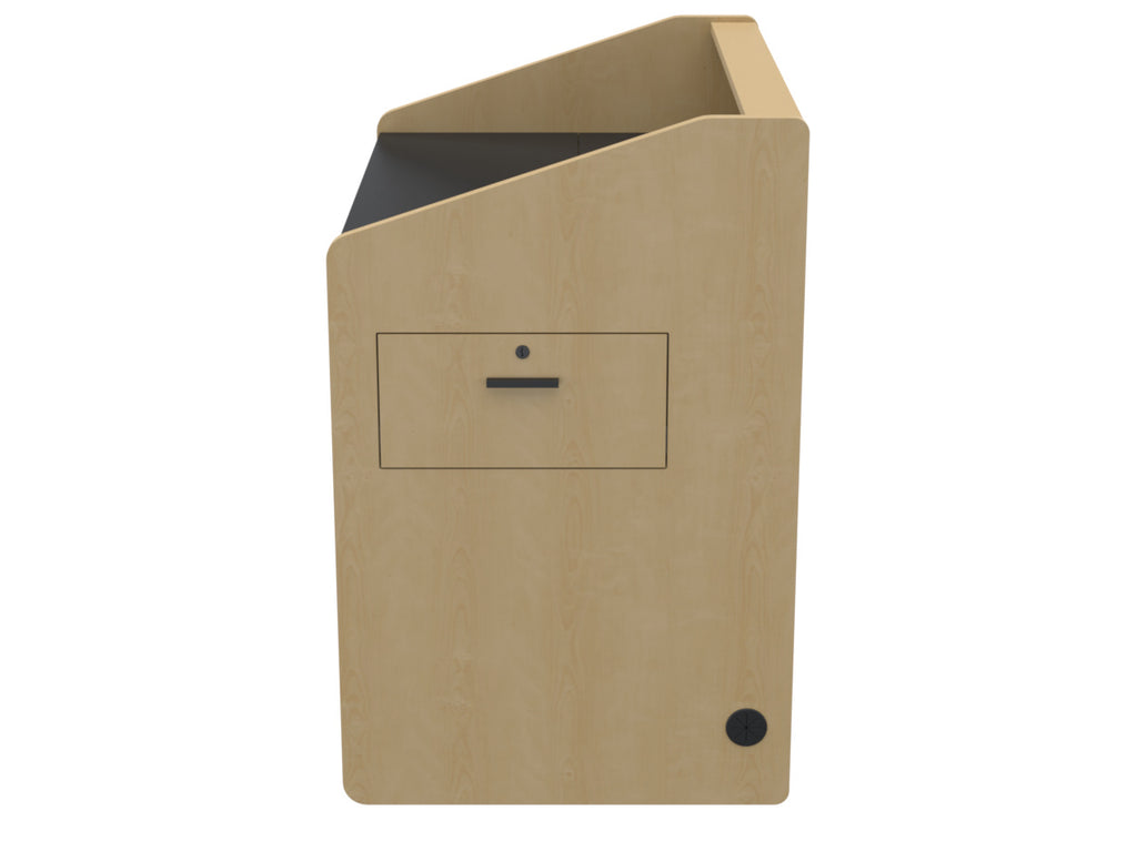Audio Visual Furniture Single Rack Multimedia Podium (10RU) PD3002