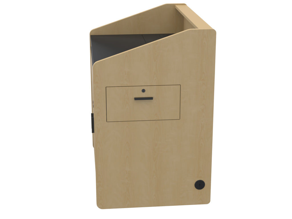 Audio Visual Furniture Single Rack Multimedia Podium (10RU) PD3002