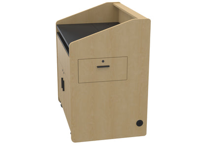 Audio Visual Furniture Single Rack Multimedia Podium (10RU) PD3002