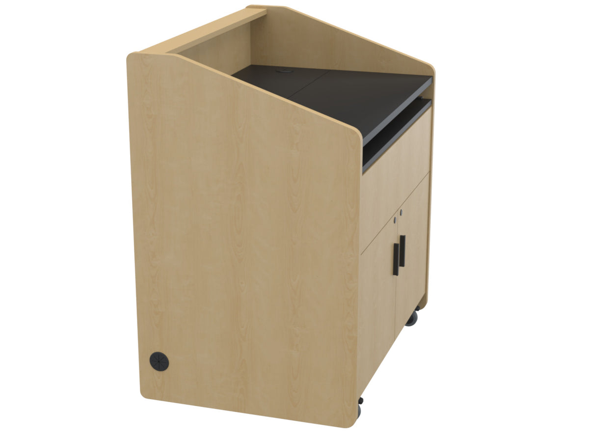 Audio Visual Furniture Single Rack Multimedia Podium (10RU) PD3002