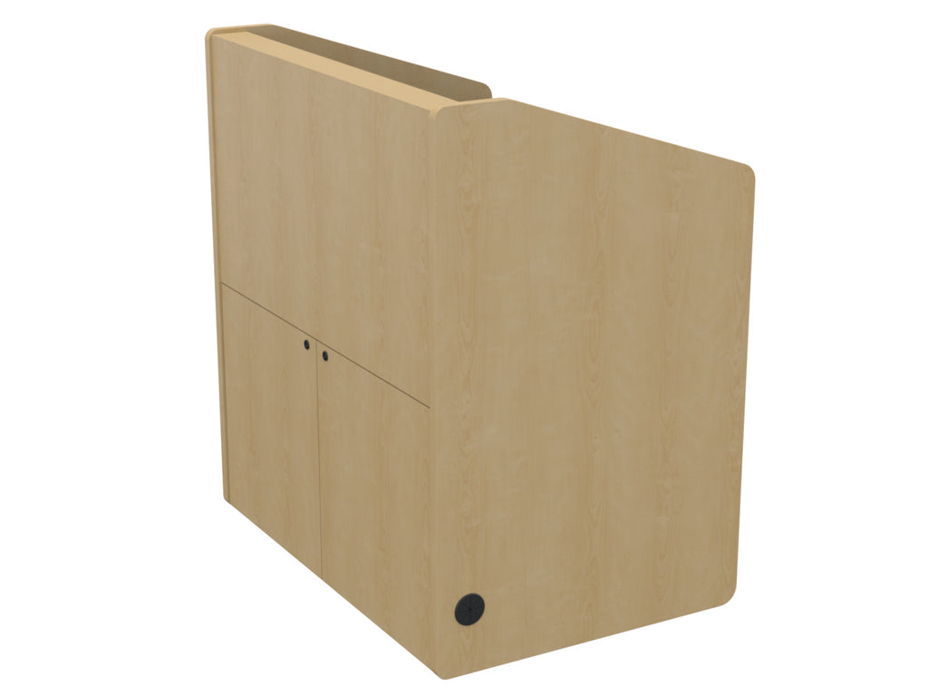 Audio Visual Furniture Single Rack Multimedia Podium (10RU) PD3002