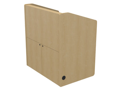 Audio Visual Furniture Single Rack Multimedia Podium (10RU) PD3002
